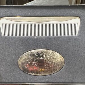 Vintage NEW Eastern Sterling Silver Brush & Comb